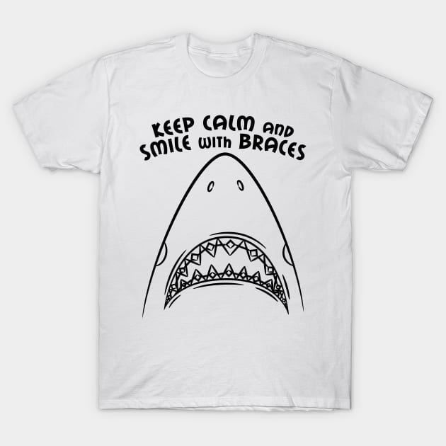 Dentist Orthodontist Shark Lover Funny Gift Women Men Boys Girls T-Shirt by teeleoshirts